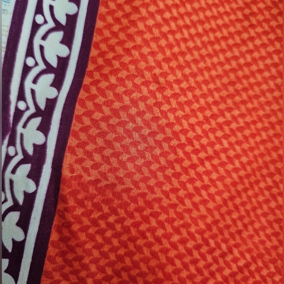 Silk Sari Wrap Skirt, Regular MINI one size fits most, pink and purple - Picture 4 of 7